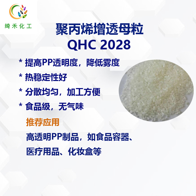 聚丙烯PP增透成核母粒 QHC 2028 食品醫(yī)療制品 透明增透母粒